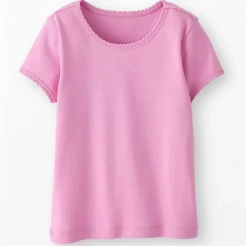 Hanna Andersson Pink Short Sleeve Tee